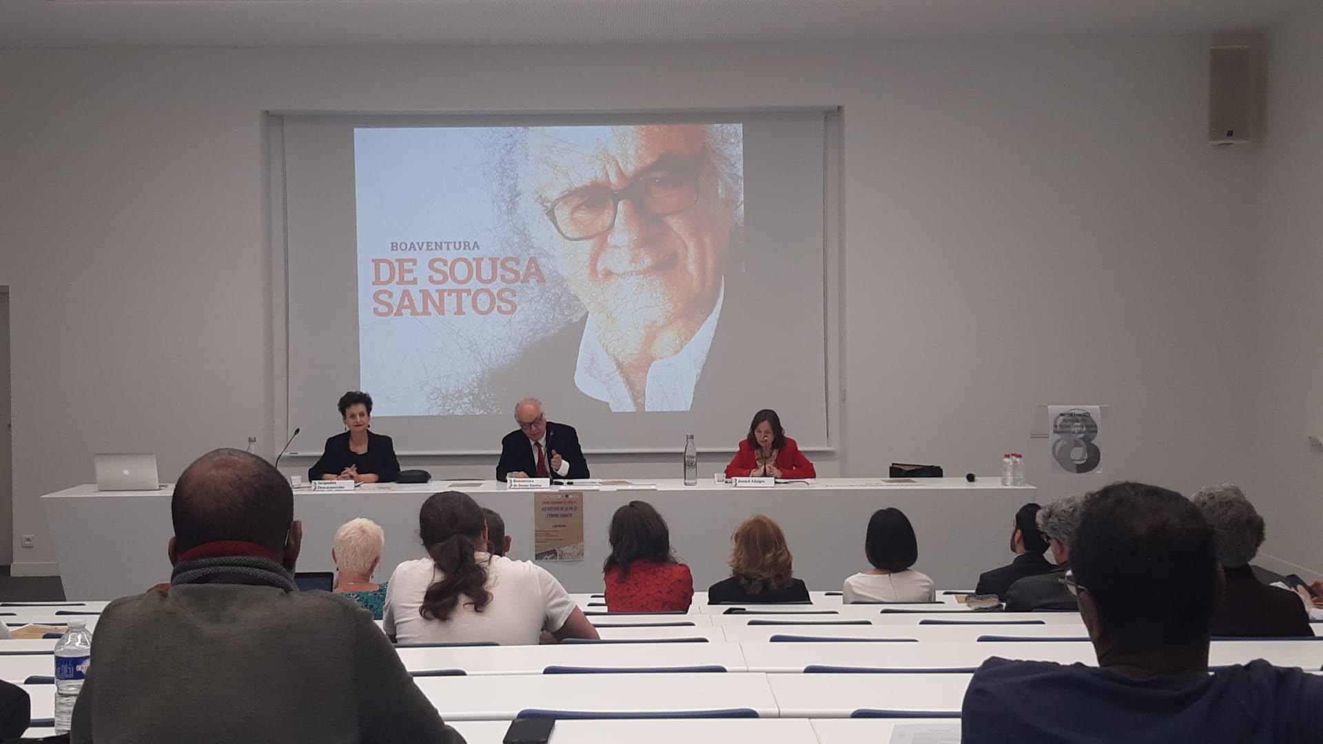Remise du Titre de Docteur Honoris Causa à Boaventura de Sousa Santos